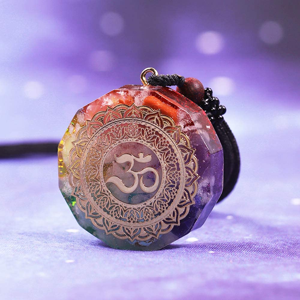 Day Day Up Pendentif Orgonite améthyste, clarté et calme.