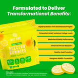 Day One Electrogummies utilisées en course pour hydratation rapide