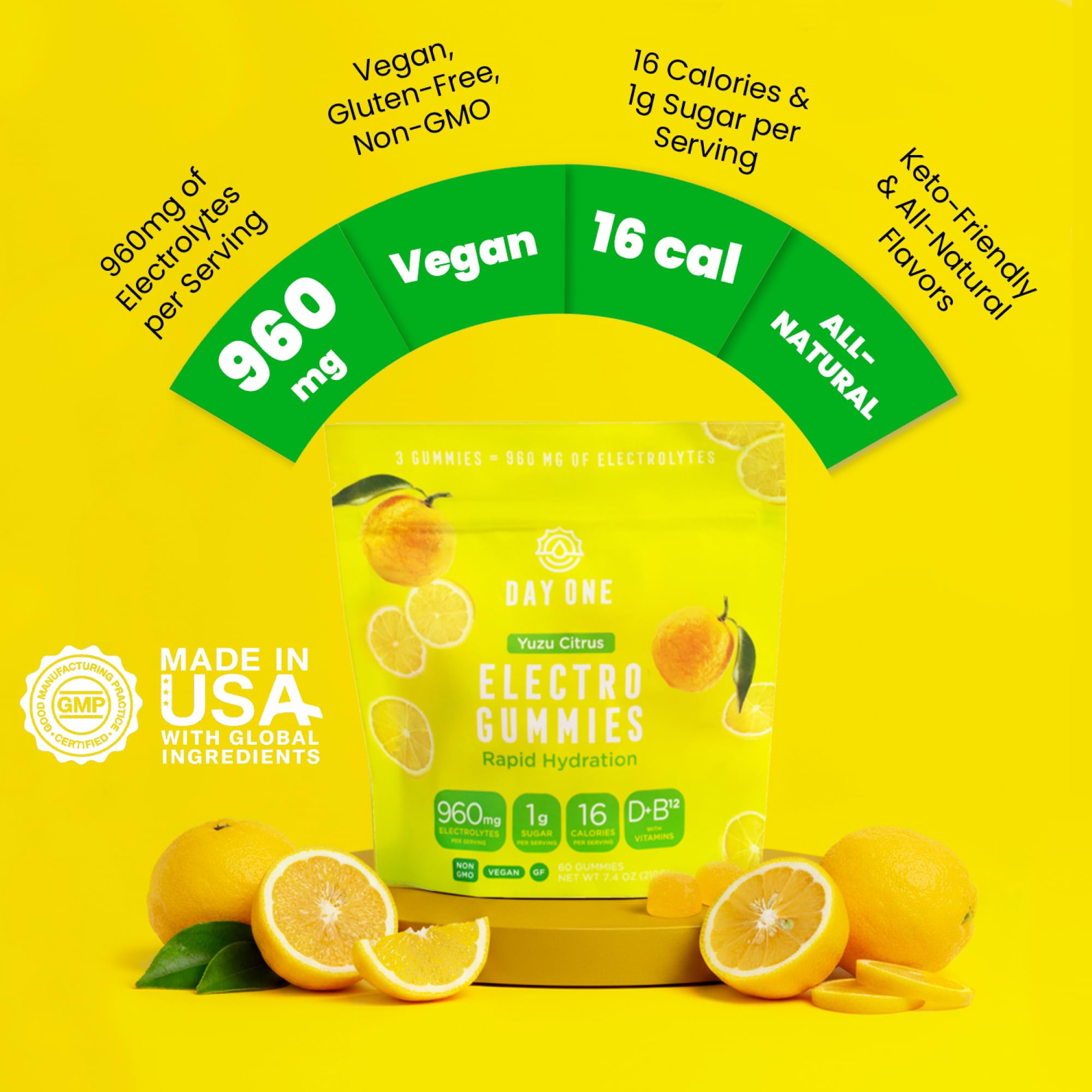 Régime végan et sans gluten: Day One Electrogummies respectent vos préférences