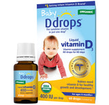 Ddrops Bebe vitamine D 400 UI, gouttes faciles à ajouter au lait maternel