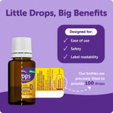 Ddrops Kids Booster – gouttes incolores, solution pratique pour l'apport quotidien en vitamine D.