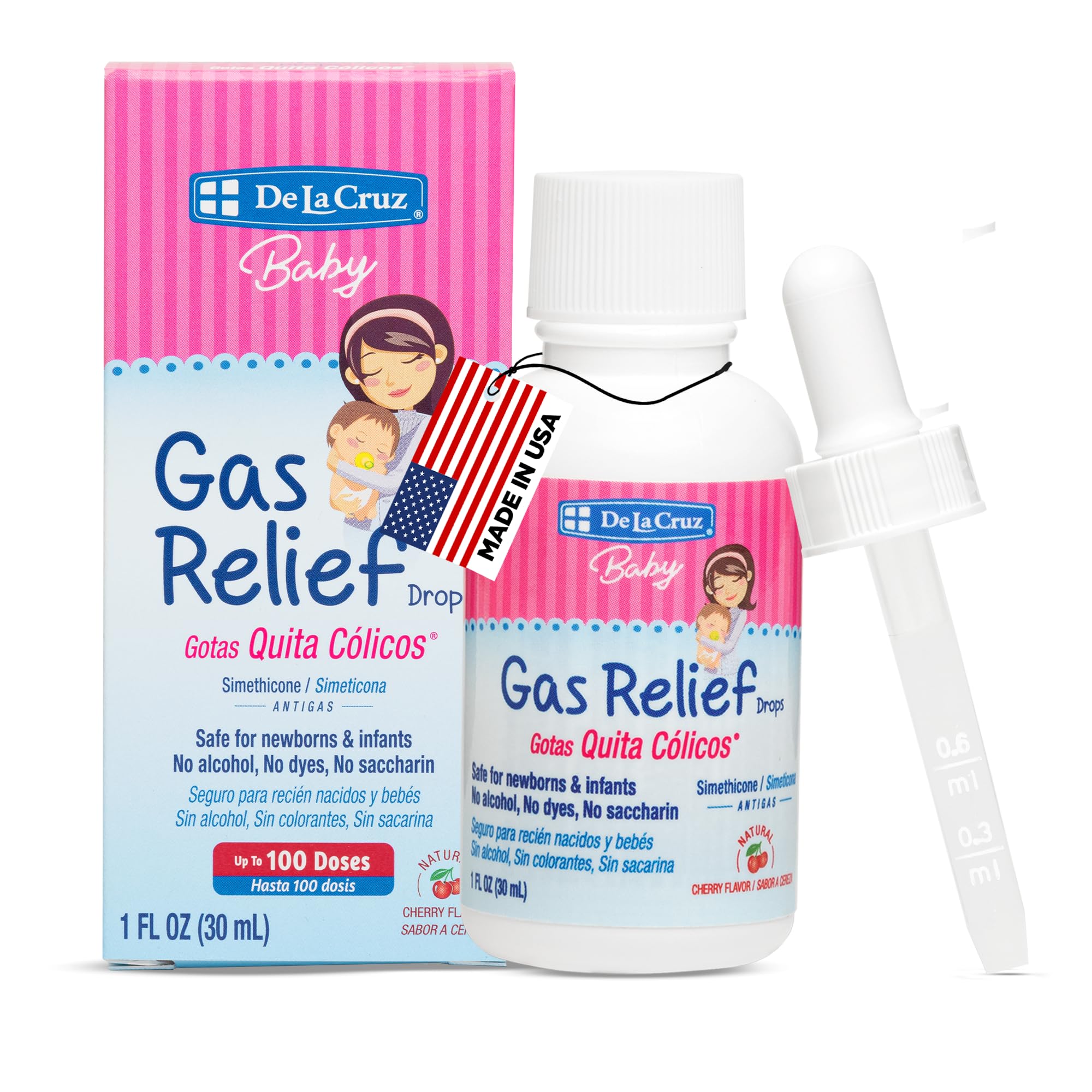 Gouttes De La Cruz bébé dans bouteille 30 ml, utilisation facile