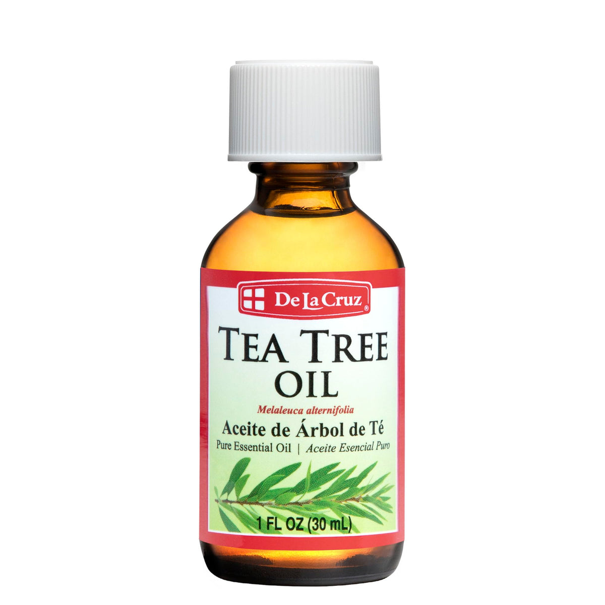 De La Cruz Tea Tree — bouteille 30 mL prête à diffusion aromatique.