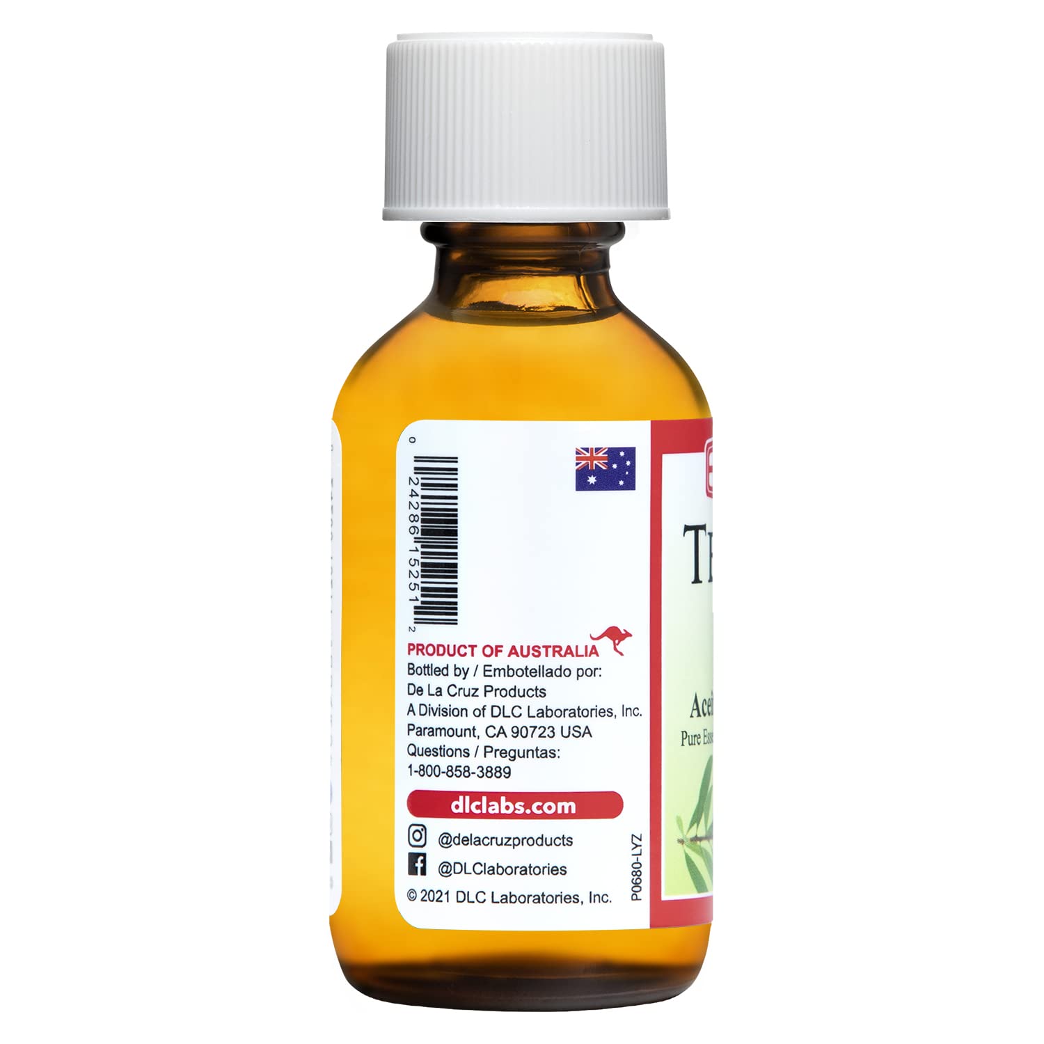 Non testé sur animaux De La Cruz Tea Tree — choix éthique.