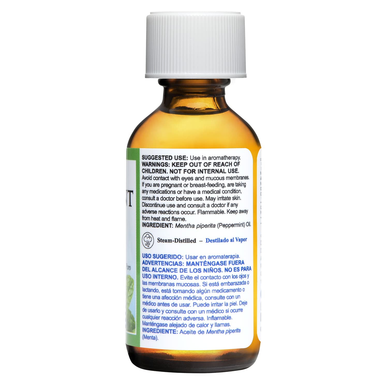 Goutte-pipette sur huile De La Cruz menthe pure pour dosage précis.