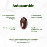DEAL SUPPLEMENT Astaxanthin : étiquette affichant la double concentration de 24 mg