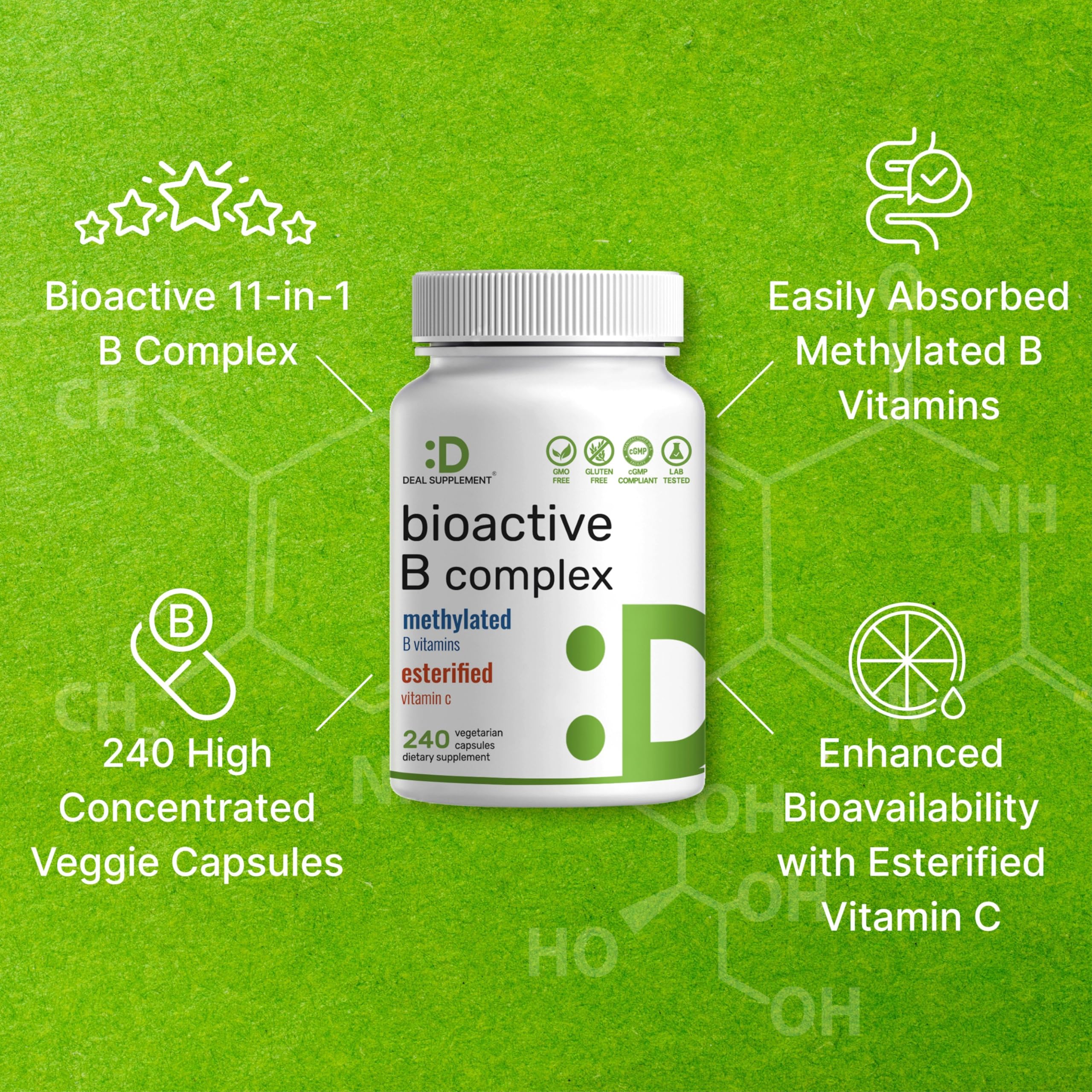 DEAL SUPPLEMENT Bioactif B – dose journalière: 2 gélules pratiques