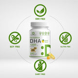 Deal Supplement bouteille DHA 1000 mg et EPA 500 mg: apport durable sur 120 jours.