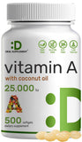 DEAL SUPPLEMENT : bouteille vitamine A 25000 UI pour usage quotidien.