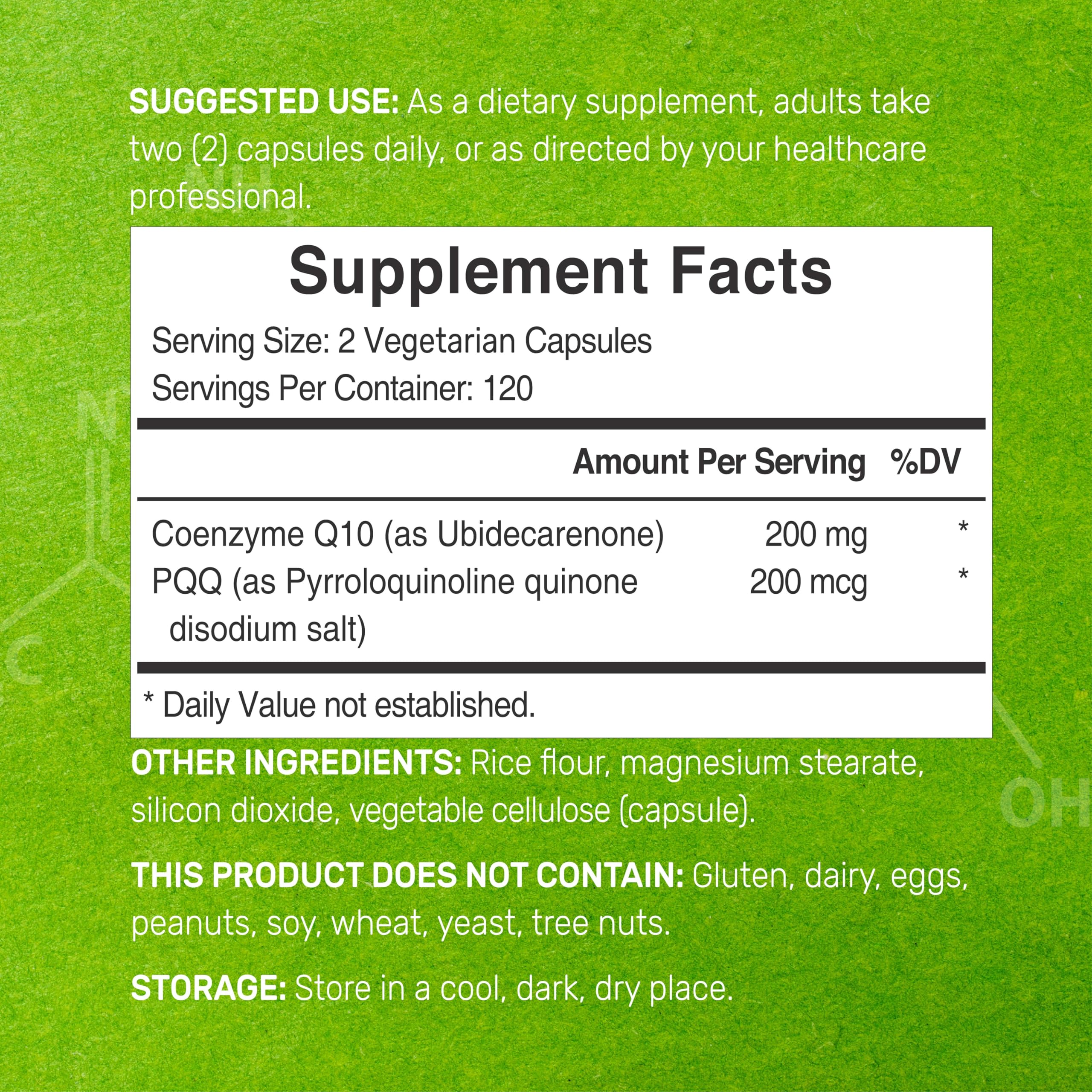 Gélules végétales DEAL SUPPLEMENT CoQ10 avec PQQ, pour soutenir énergie et mitochondries.