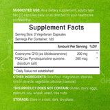 Gélules végétales DEAL SUPPLEMENT CoQ10 avec PQQ, pour soutenir énergie et mitochondries.