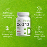 Gélules végétales DEAL SUPPLEMENT CoQ10, forme pratique à prendre chaque jour.