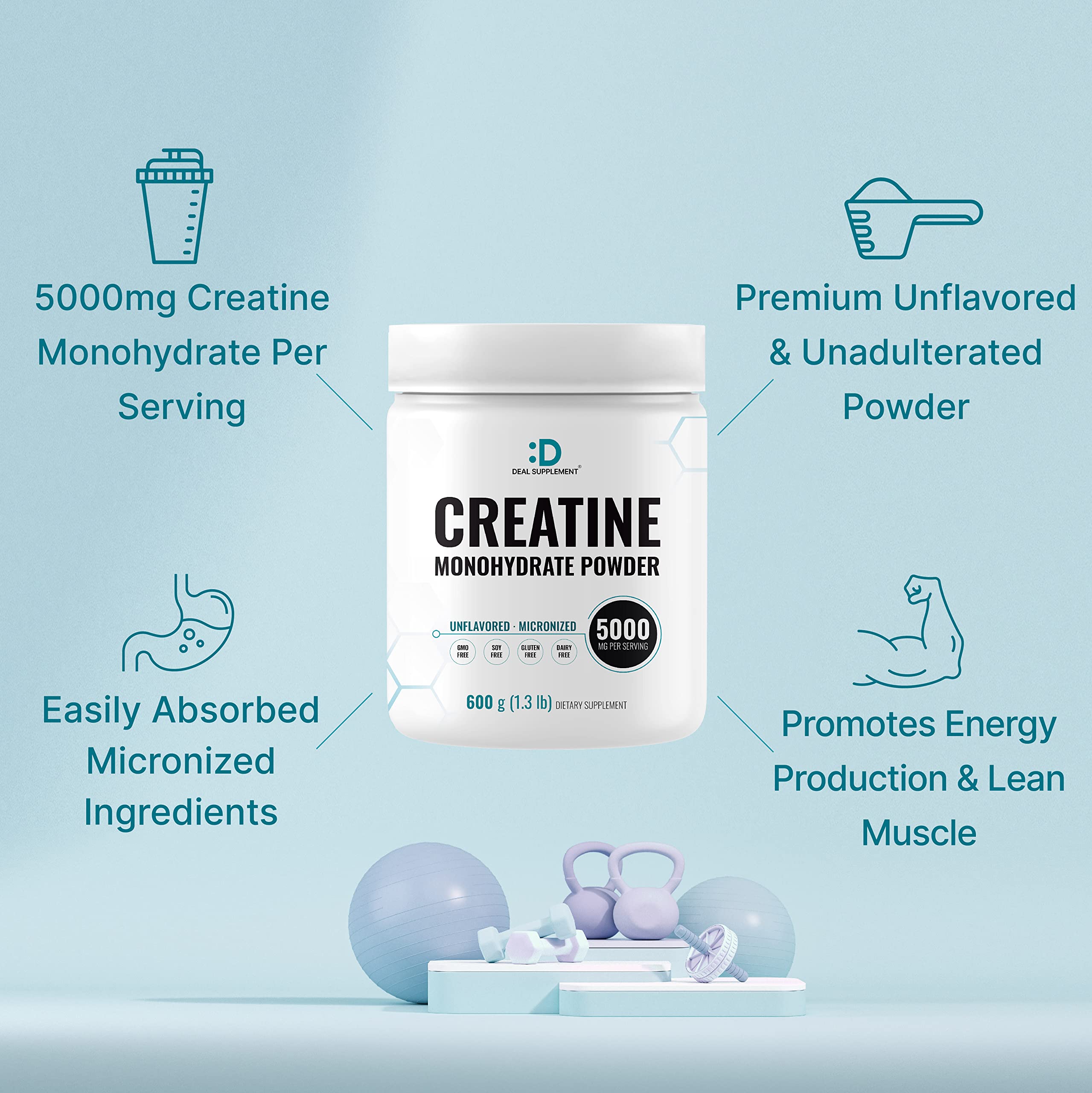 deal-supplement-creatine-mono-poudre-pre-entrainement : énergie potentielle pour les séances longues