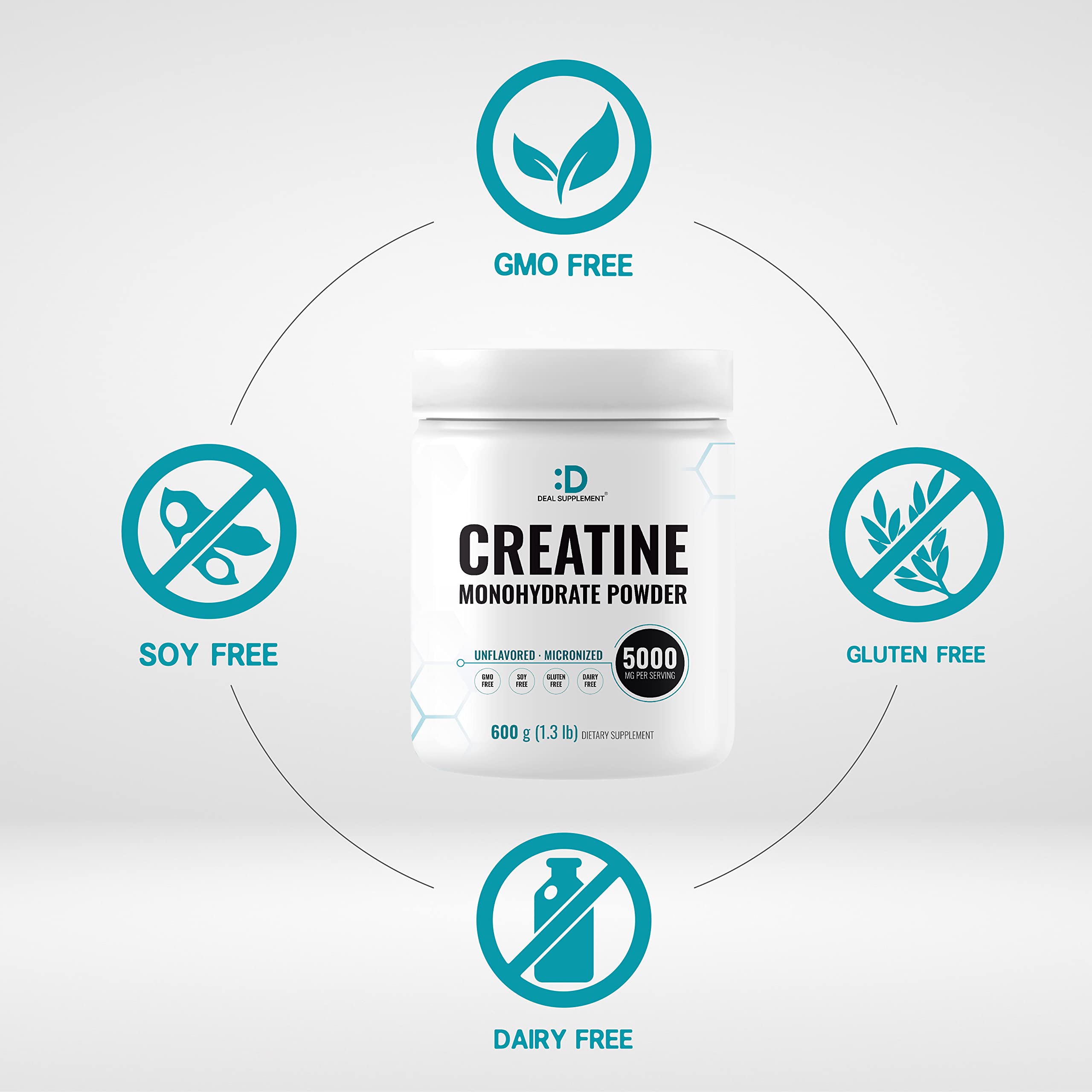 deal-supplement-creatine-mono-poudre-sans-arome : forme pure adaptée à tous les entraînements