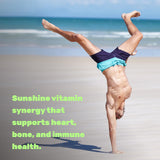 DEAL SUPPLEMENT D3 K2: huile de coco vierge comme porteuse favorise l'absorption.