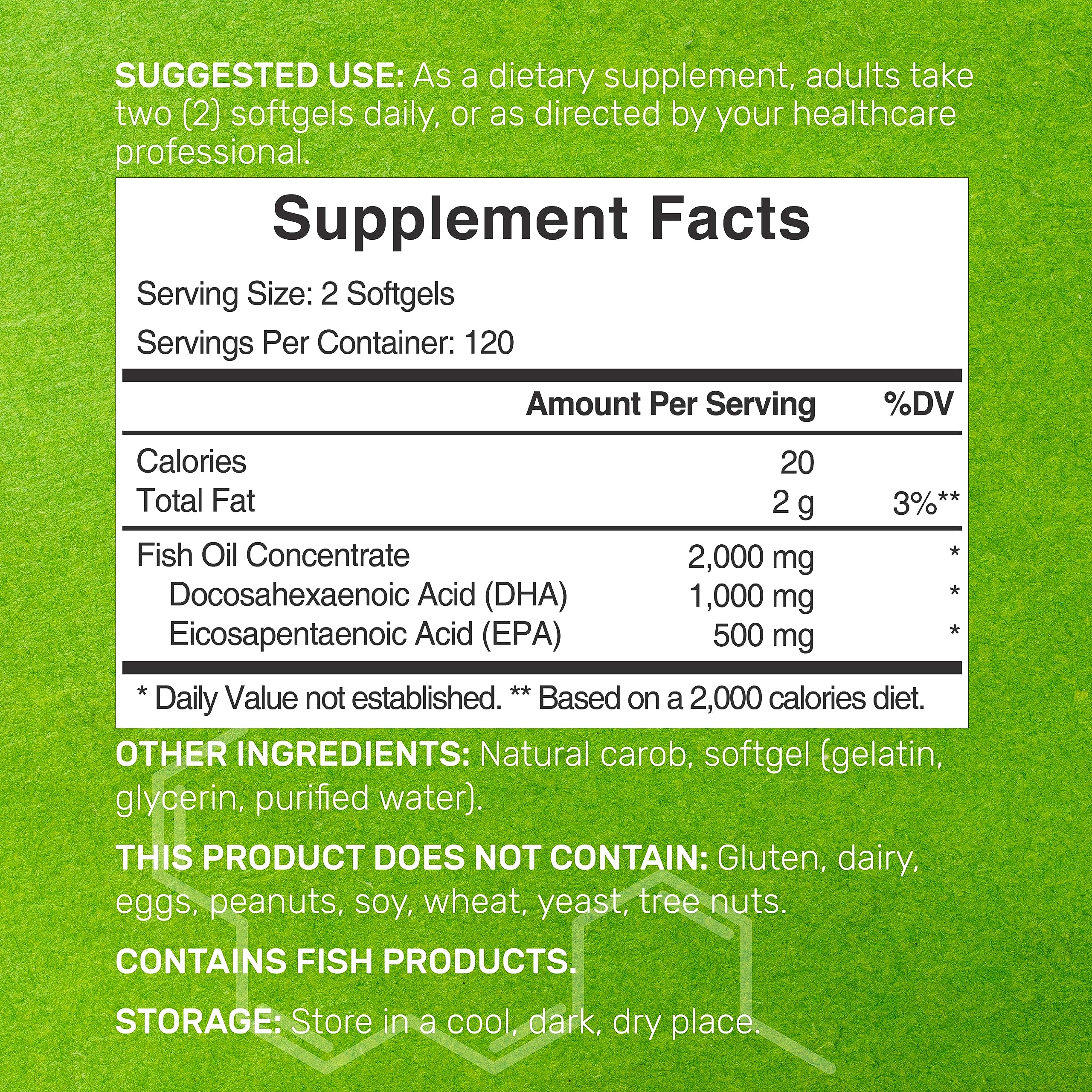 Deal Supplement DHA-EPA softgels sans arrière-goût de poisson et usage quotidien.