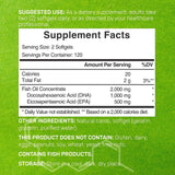 Deal Supplement DHA-EPA softgels sans arrière-goût de poisson et usage quotidien.