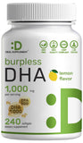 Deal Supplement DHA softgels citron: prise facile et goût citronné.