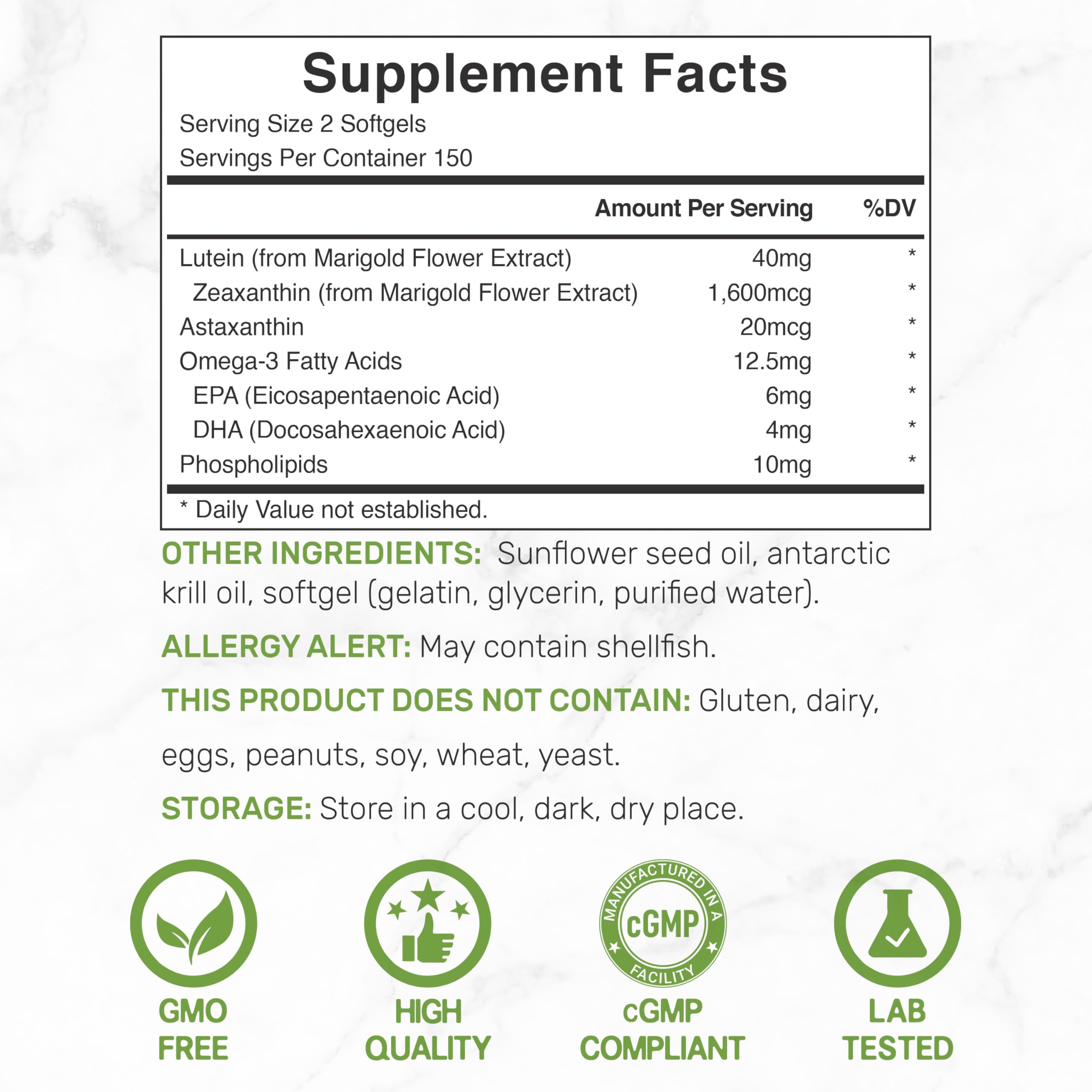 DEAL SUPPLEMENT Gélules Lutéine‑Zéaxanthine, prise quotidienne pour la vue.
