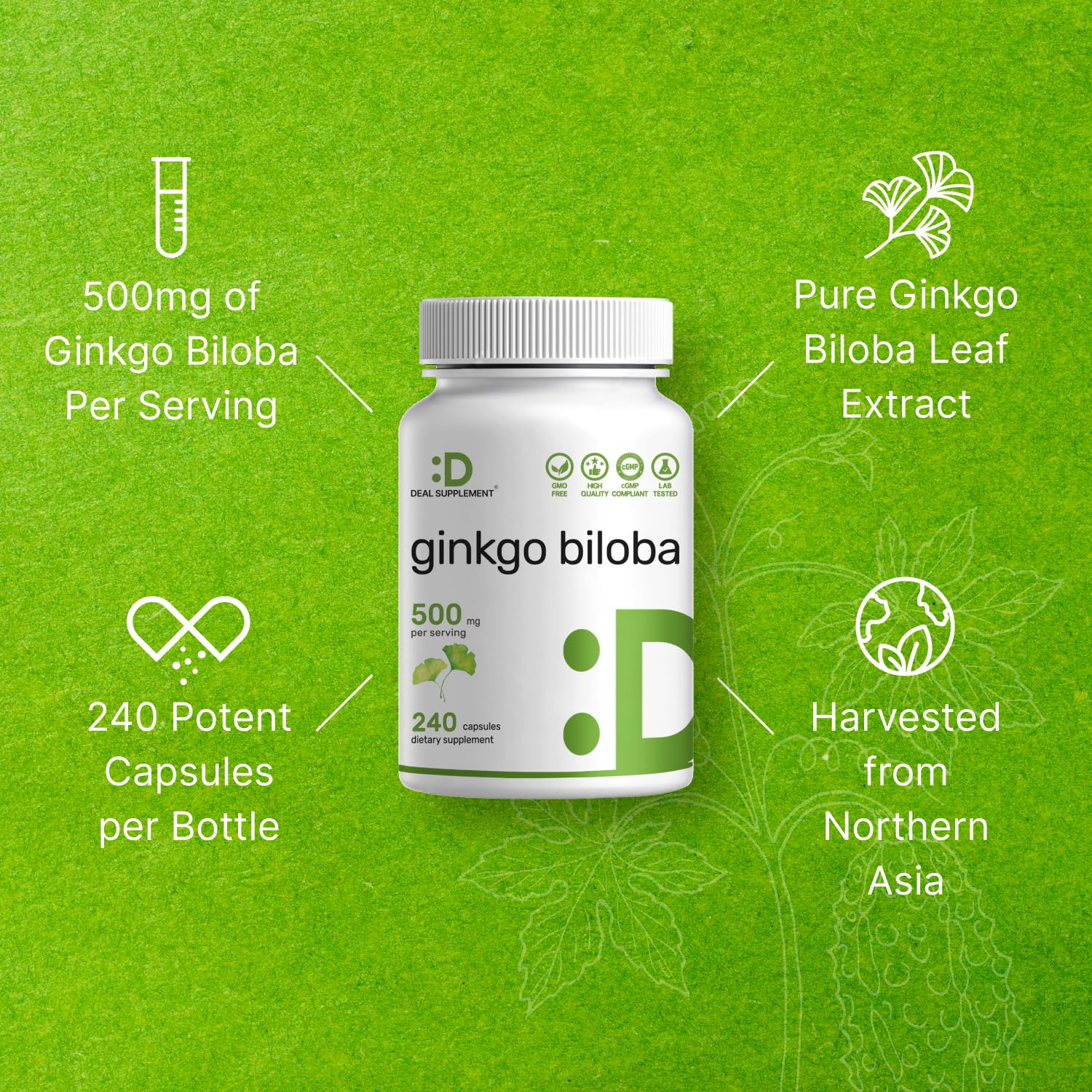 Emballage respectueux DEAL SUPPLEMENT, visuel indiquant packaging durable et sans compromis.