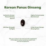 Deal Supplement Ginseng bouteille-prise, dosage simple au quotidien.