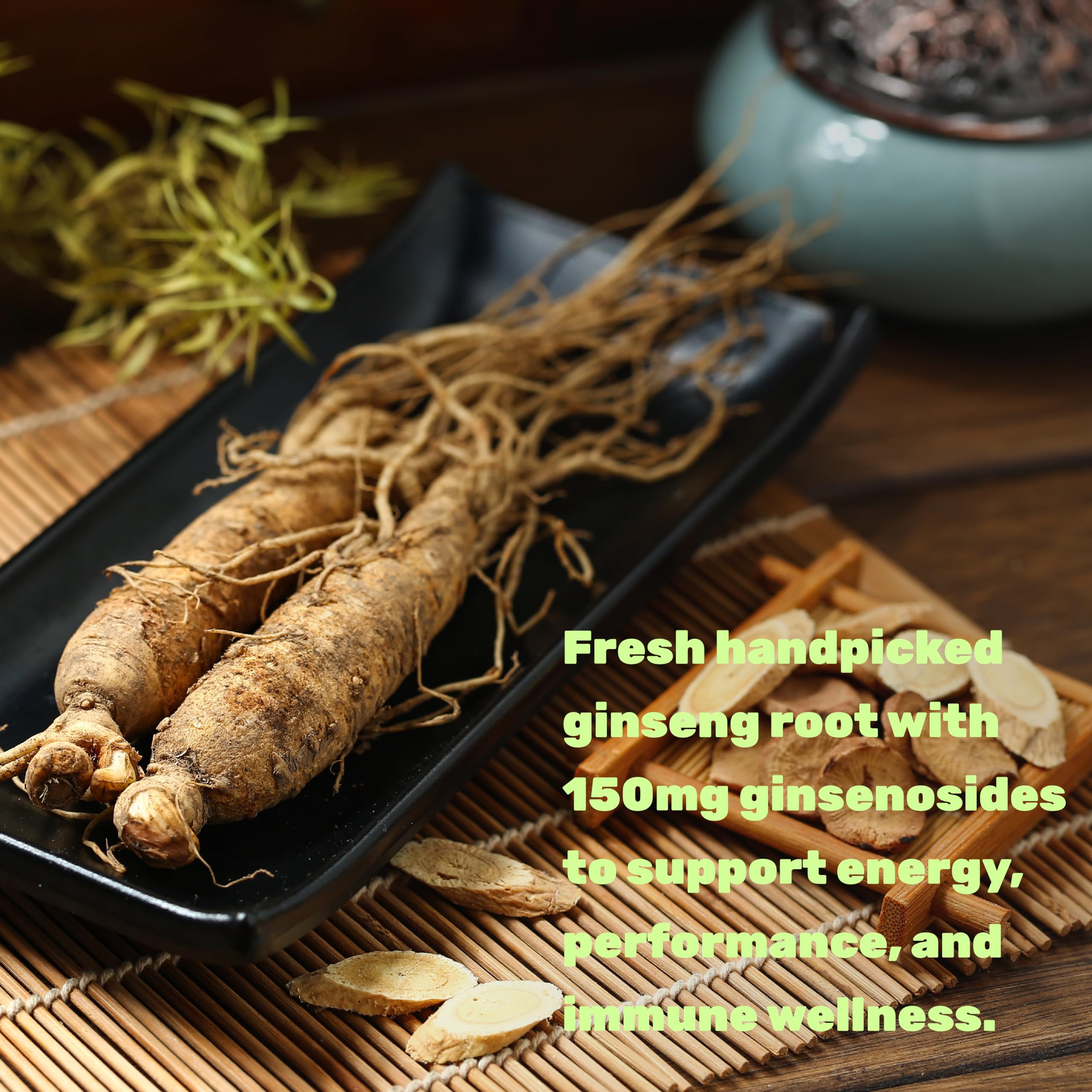 Deal Supplement Ginseng capsules ginsenosides actifs et concentrés.
