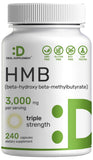 Deal Supplement HMB, capsules 3000mg, soutien potentiel à la croissance musculaire et à la rétention.