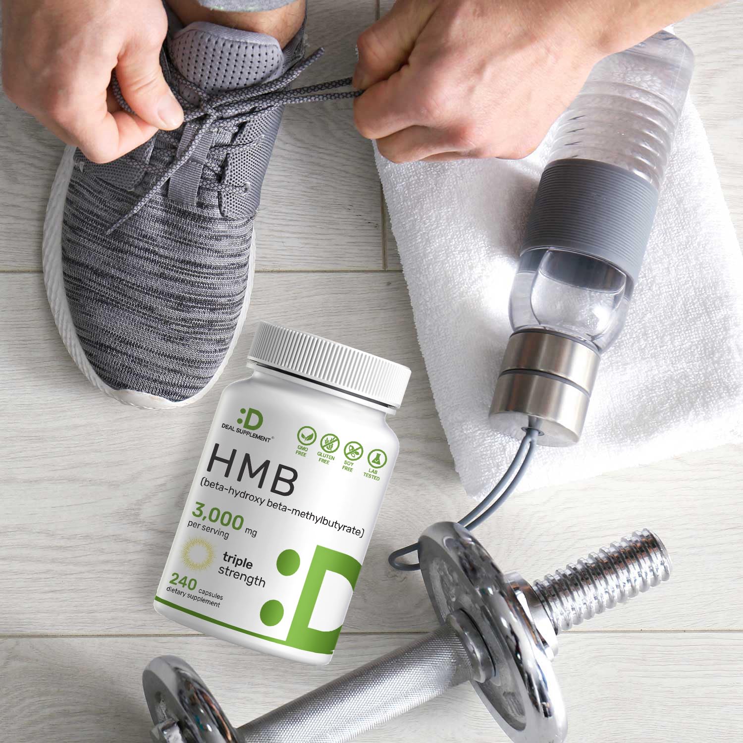 Essai laboratoire indépendant sur DEAL SUPPLEMENT HMB, assurance qualité et pureté.