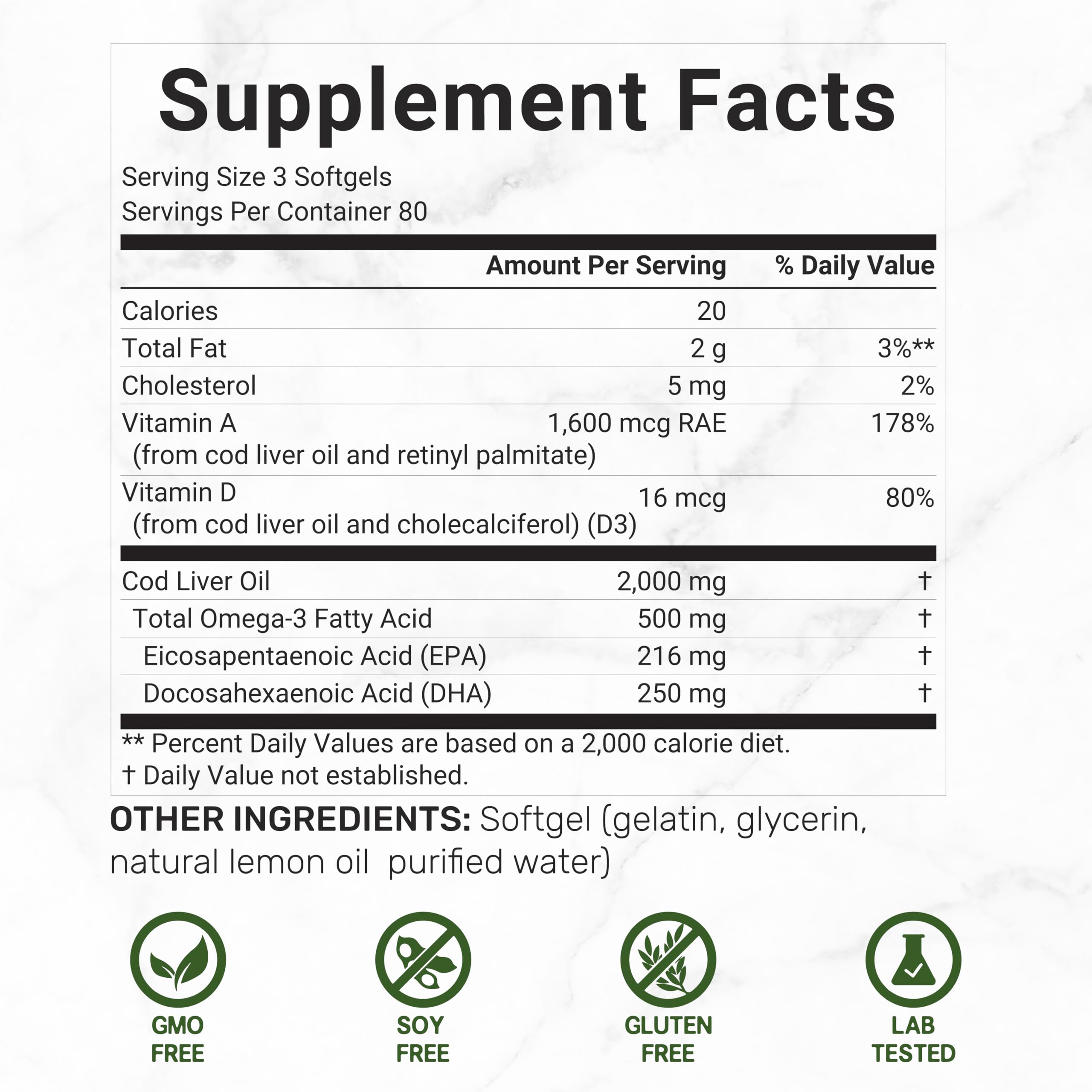 DEAL SUPPLEMENT huile foie morue – gélules faciles à avaler, arôme citron discret et bénéfice potentiel.