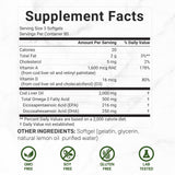 DEAL SUPPLEMENT huile foie morue – gélules faciles à avaler, arôme citron discret et bénéfice potentiel.
