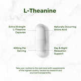 DEAL SUPPLEMENT L-théanine etiquette-boîte - informations claires et traçabilité.