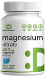 DEAL SUPPLEMENT Magnésium Citrate, bouteille, facilité d'utilisation quotidienne et bien-être.