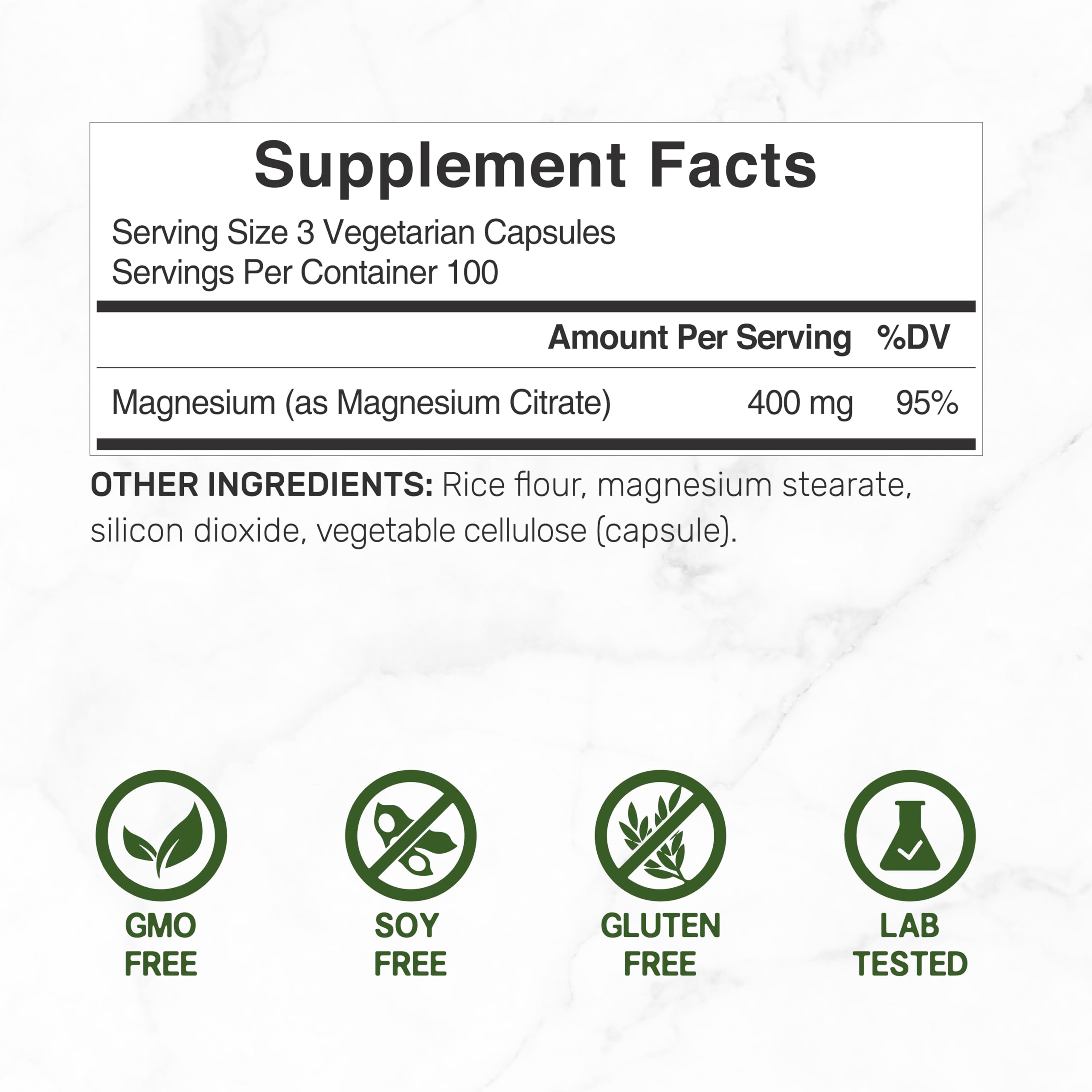 DEAL SUPPLEMENT Magnésium Citrate, soutien potentiel du système musculaire lors d'efforts.