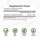 DEAL SUPPLEMENT Magnésium Citrate, soutien potentiel du système musculaire lors d'efforts.