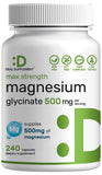 Deal Supplement Magnésium Glycinate – bouteille pleine, soutien potentiel au bien-être musculaire.