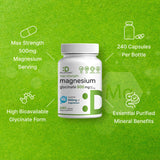 Deal Supplement Magnésium Glycinate – doseur et capsules, simplicité d’utilisation au quotidien.