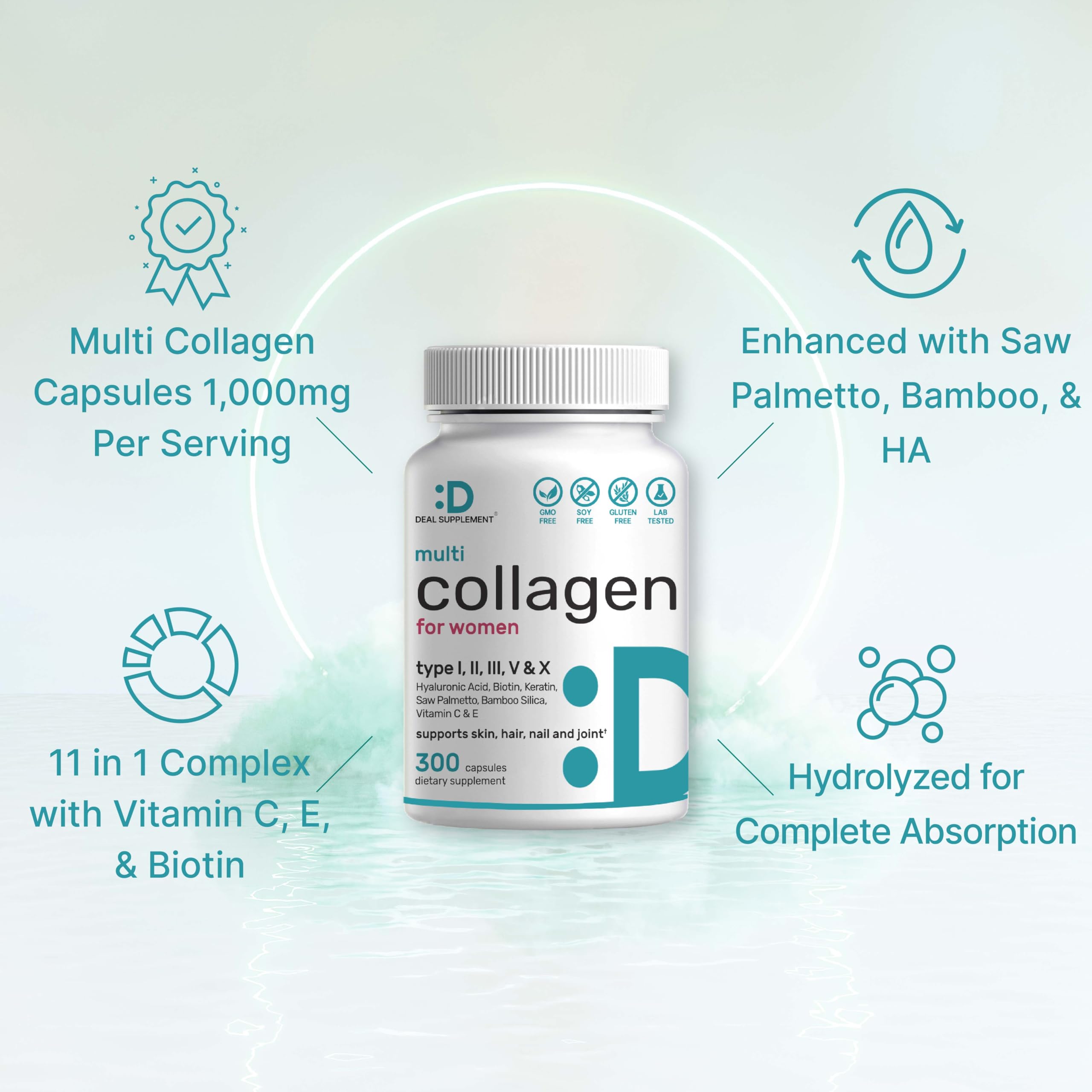 Silice de bambou comme source naturelle du collagène DEAL SUPPLEMENT