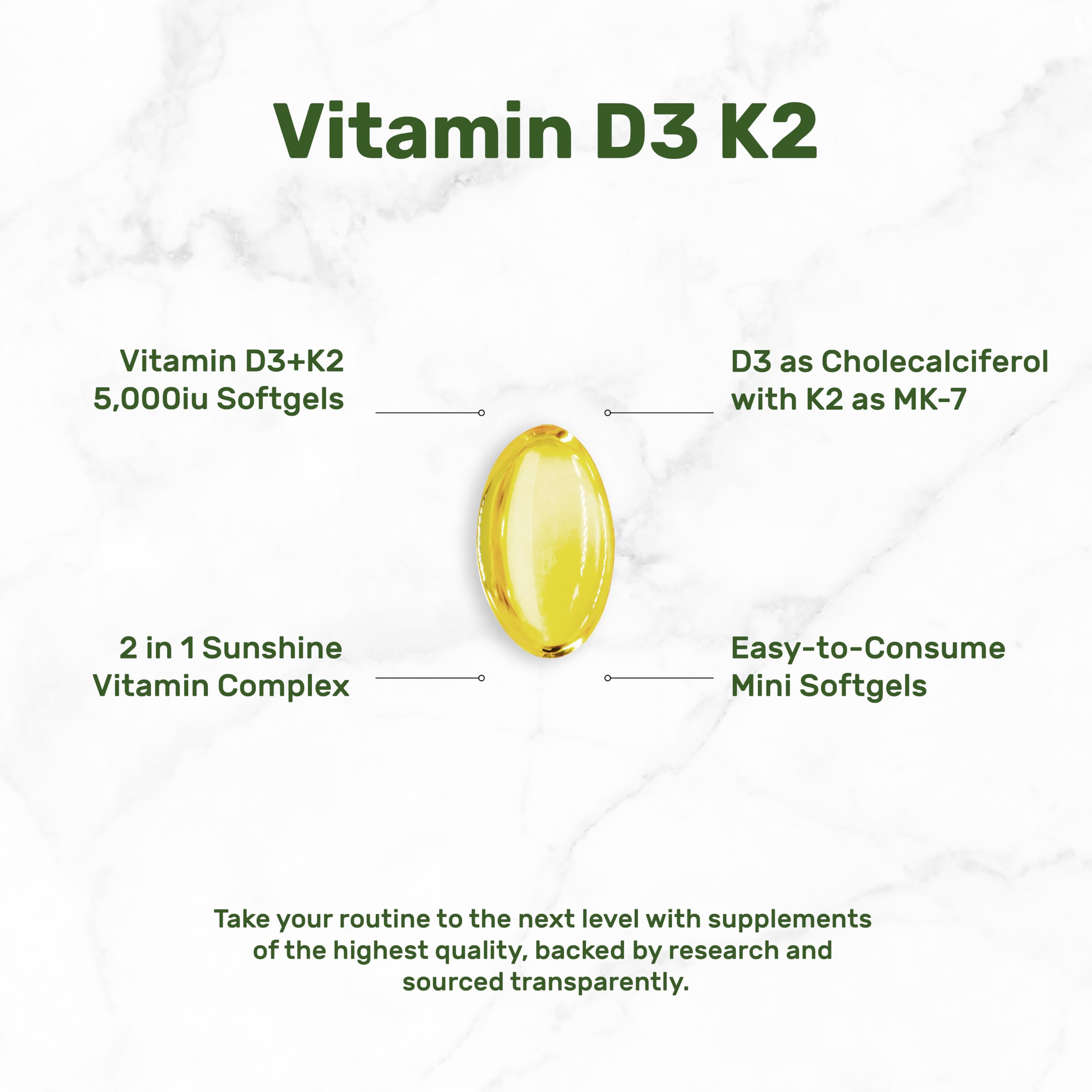Prise quotidienne DEAL SUPPLEMENT D3-K2, simplicité et confort.