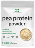 Deal Supplement Protéine de pois non saveur en pot 5lbs, idéal pour shakes.