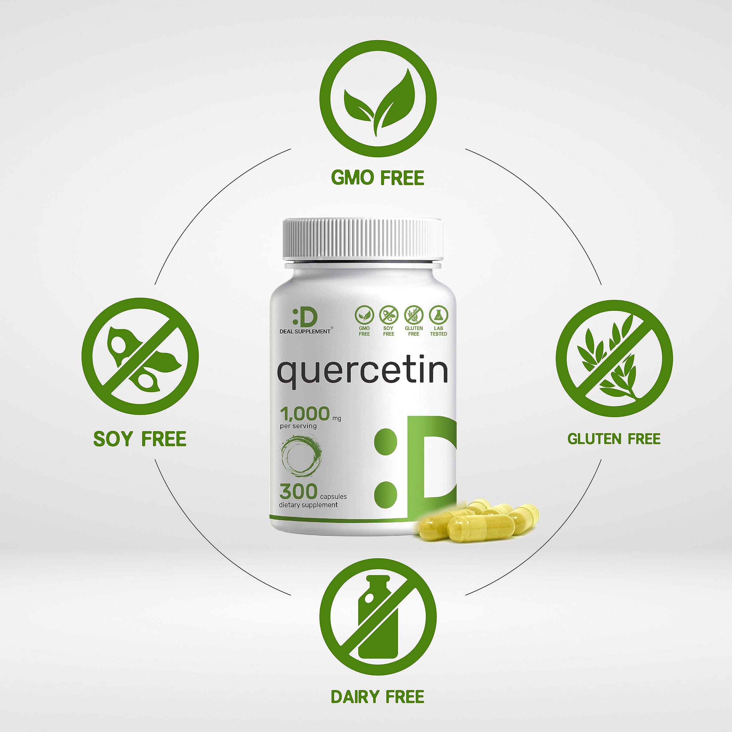 DEAL SUPPLEMENT Quercetine – capsules 1000 mg faciles à avaler
