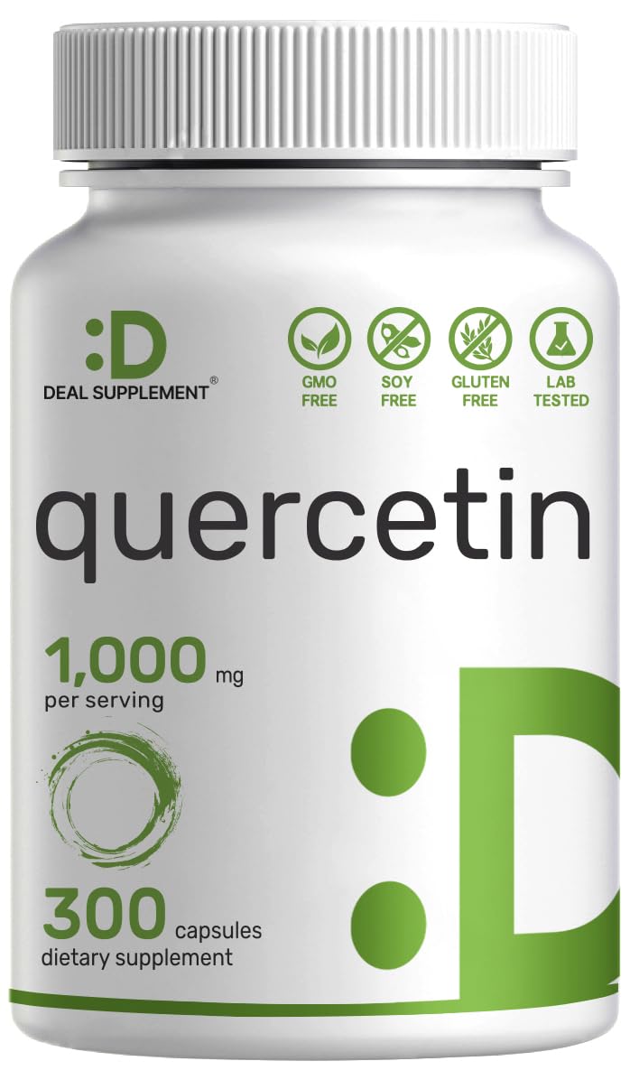 DEAL SUPPLEMENT Quercetine 1000 mg – flacon, soutien immunitaire potentiel
