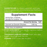 Quercetine DEAL SUPPLEMENT – étiquette lisible, teneur en flavonoïdes