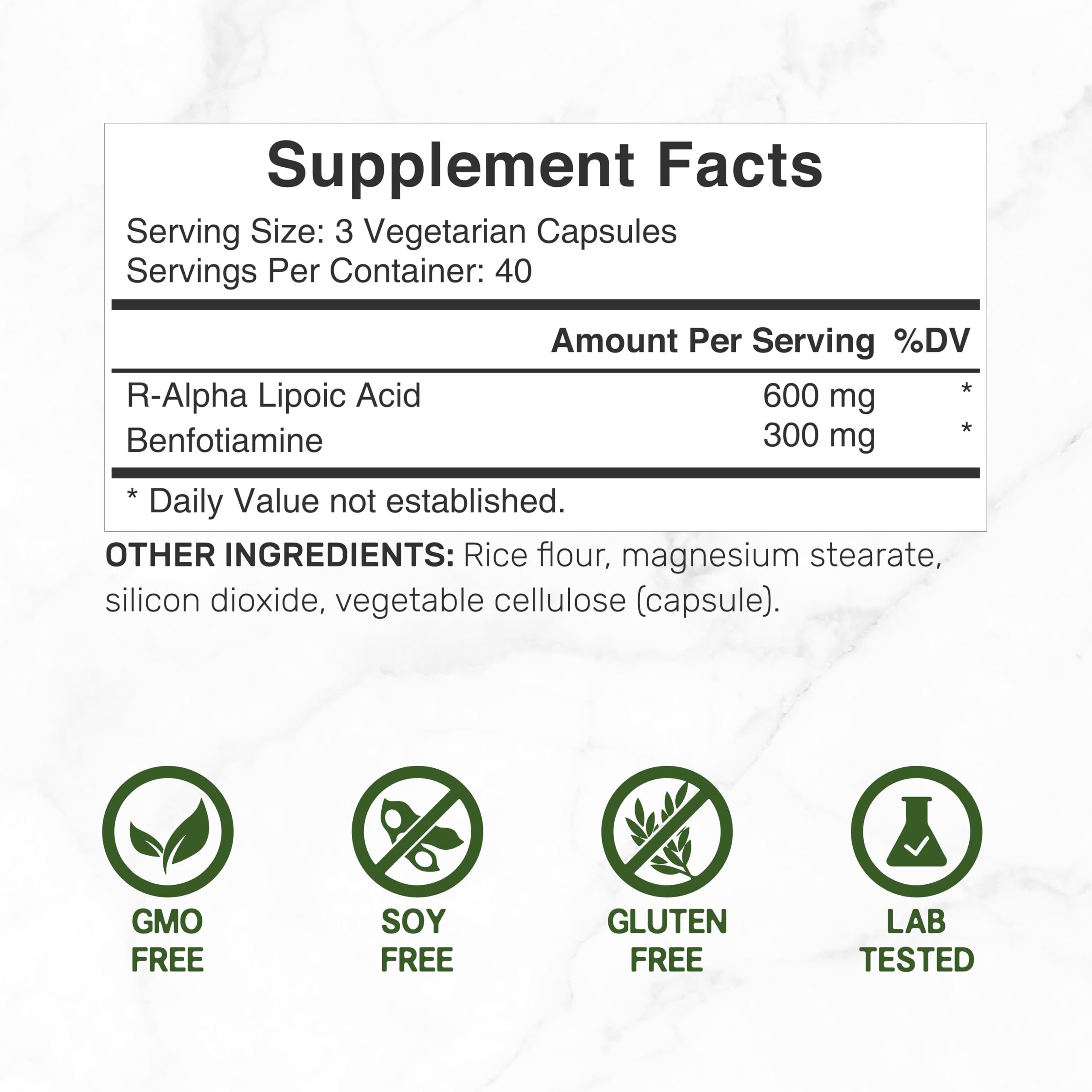 DEAL SUPPLEMENT R-ALA bouteille prise régulière pratique