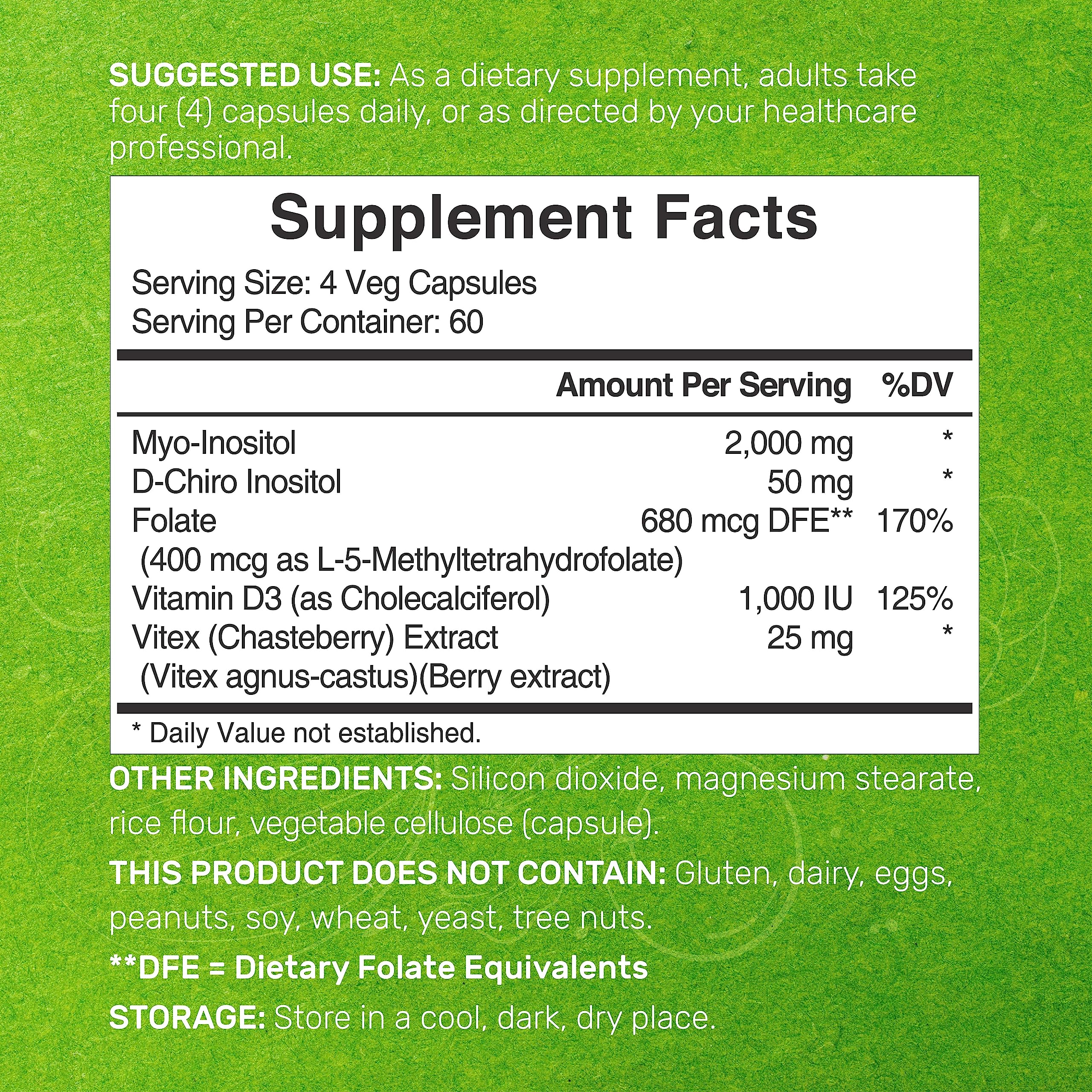 Deal Supplement rapport 40:1 Myo-Inositol et D-Chiro Inositol en formation.