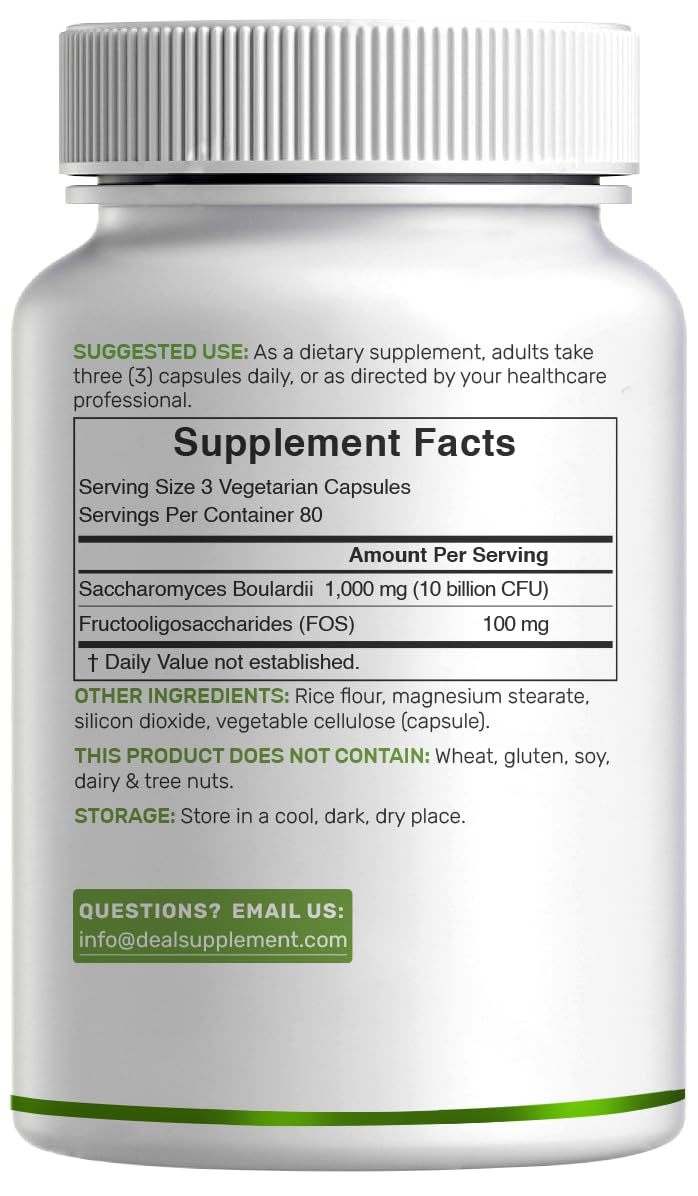 Deal Supplement Saccharomyces boulardii – Utilisation quotidienne simple et rapide.