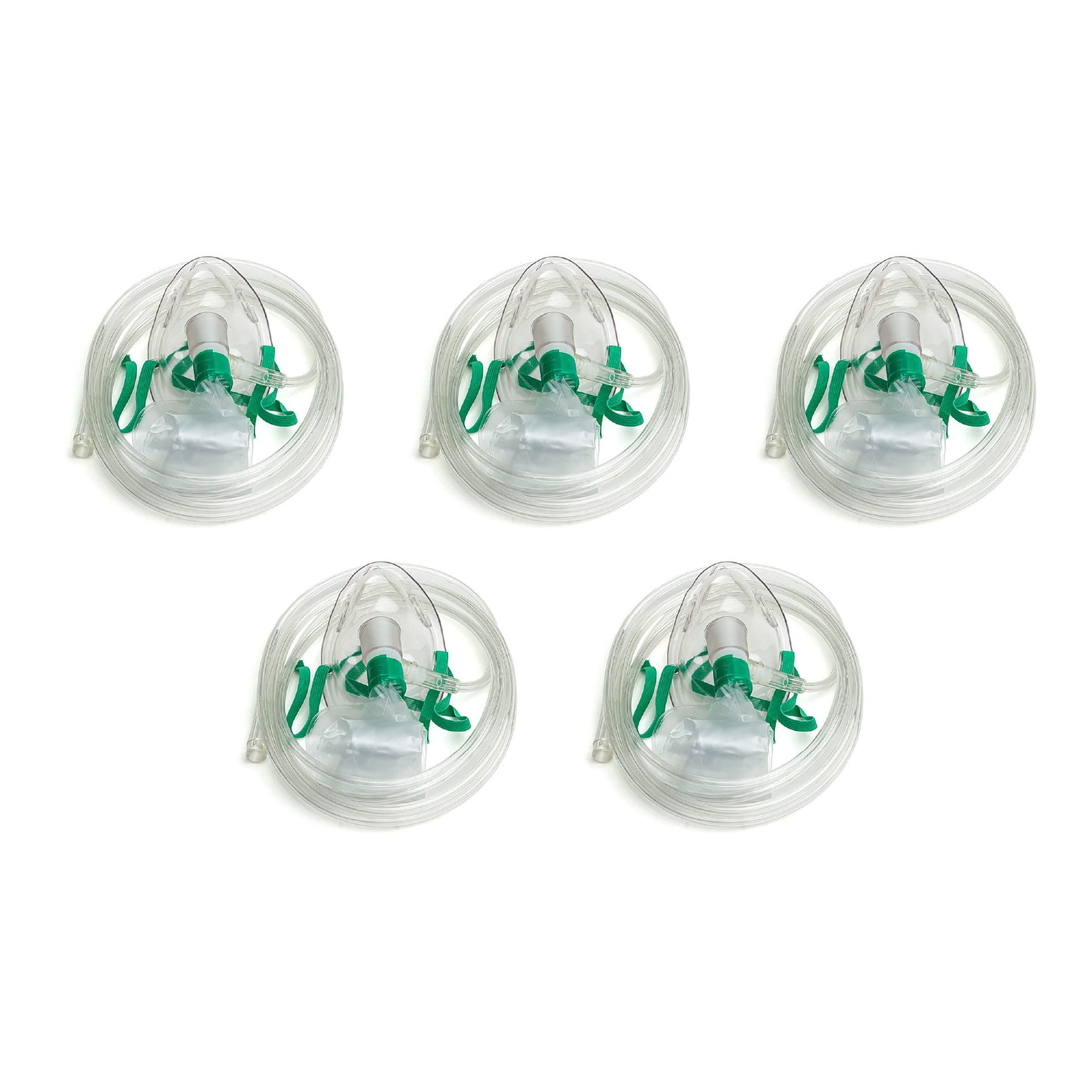 Dealmed masque d'oxygène adulte translucide, ajustement confortable.
