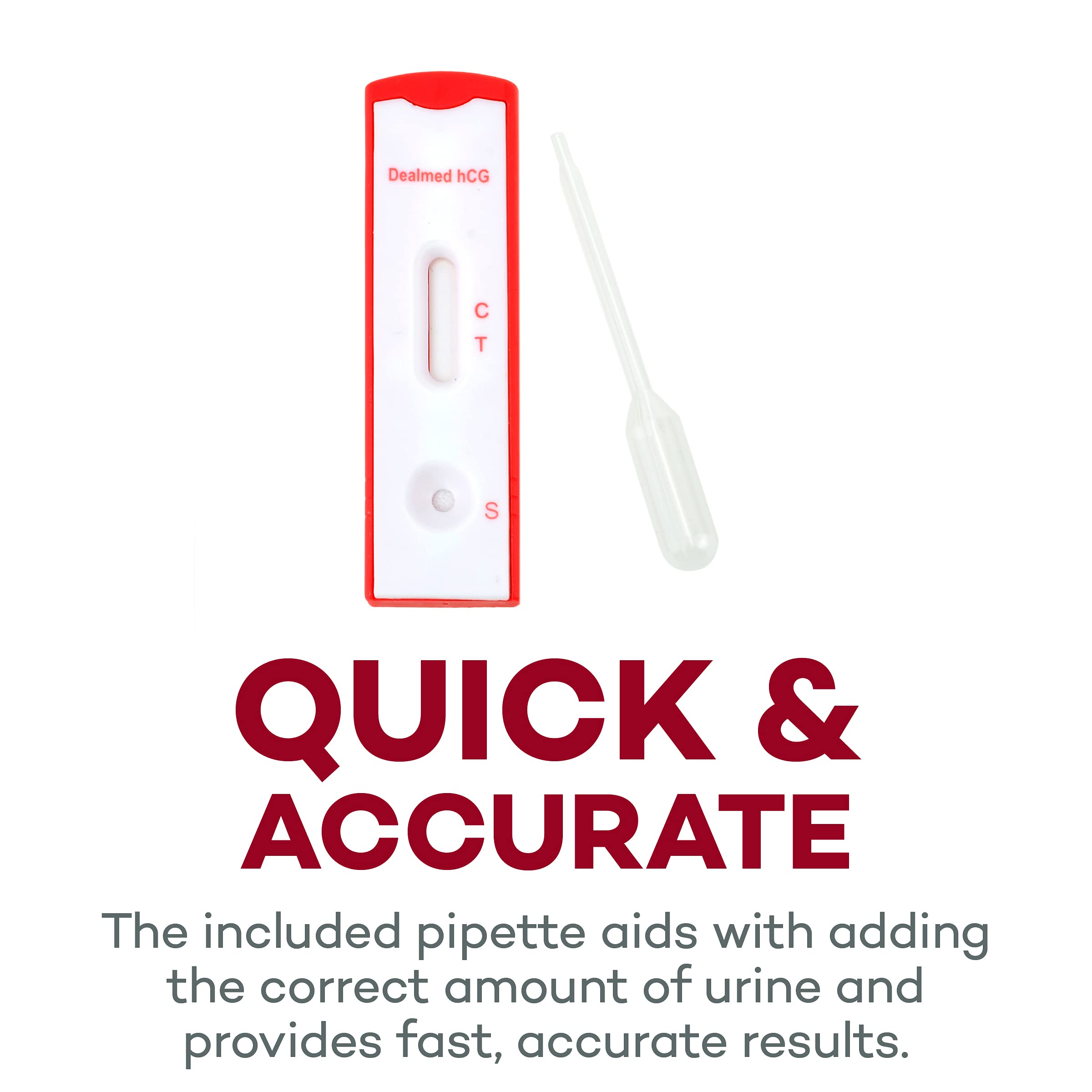 Pipettes jetables incluses pour dosage précis – Dealmed.