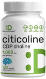 DEAL SUPPLEMENT Citicoline CDP Choline – bouteille, soutien potentiel à la concentration.