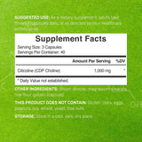 DEAL SUPPLEMENT Citicoline CDP Choline – capsules, apport quotidien mémoire et attention.