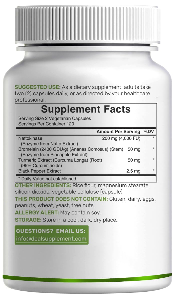 DEAL SUPPLEMENT Dosage 2 capsules: 4 000 FU et nutriments clés.